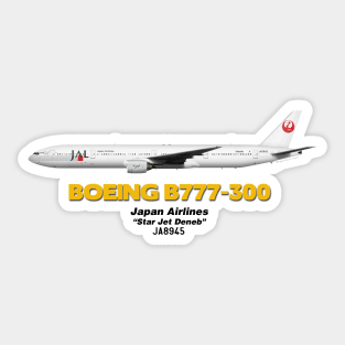 Boeing B777-300 - Japan Airlines "Star Jet Deneb" Sticker